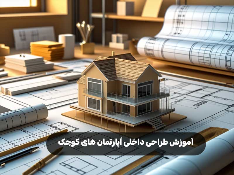 آموزش طراحی داخلی آپارتمان های کوچک