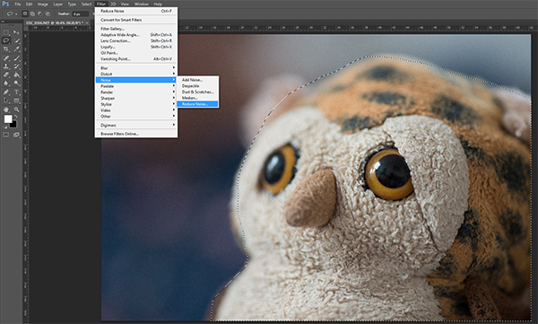  آموزش-فتوشاپ-چگونه-از-فیلتر-کاهش-نویز-استفاده-کنیم