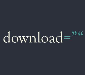 استفاده از مشخصه download در HTML