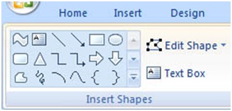 ایجاد اشکال گرافیکی در Powerpoint