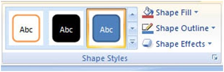 ایجاد اشکال گرافیکی در Powerpoint