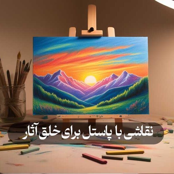نقاشی با پاستل برای خلق آثار هنری