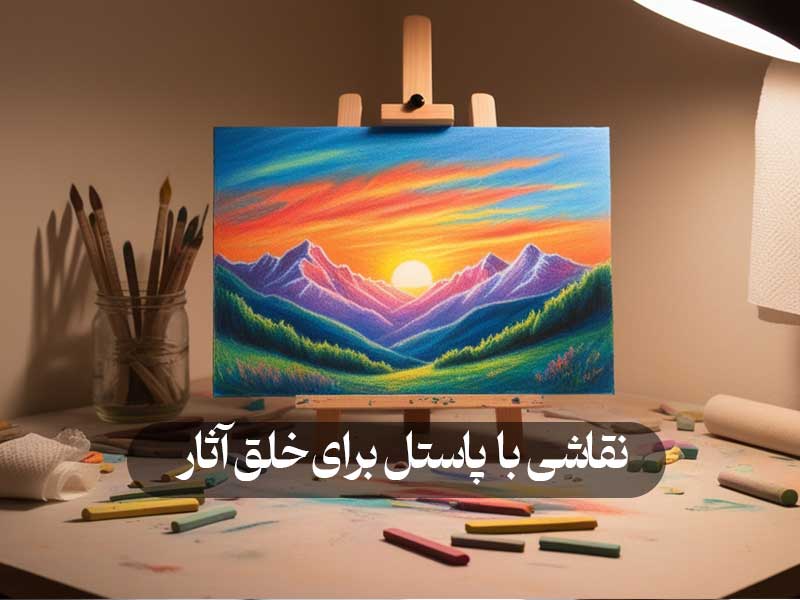 نقاشی با پاستل برای خلق آثار هنری