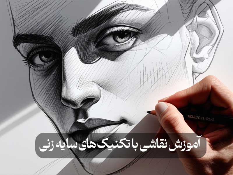 آموزش نقاشی با تکنیک های سایه زنی