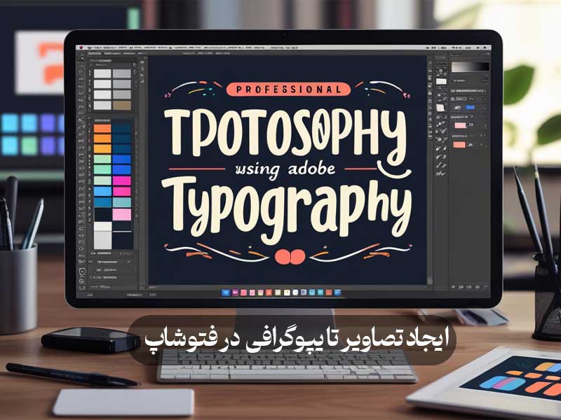 ایجاد تصاویر تایپوگرافی در فتوشاپ