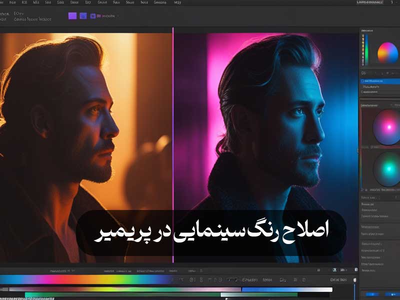 اصلاح رنگ سینمایی در پریمیر