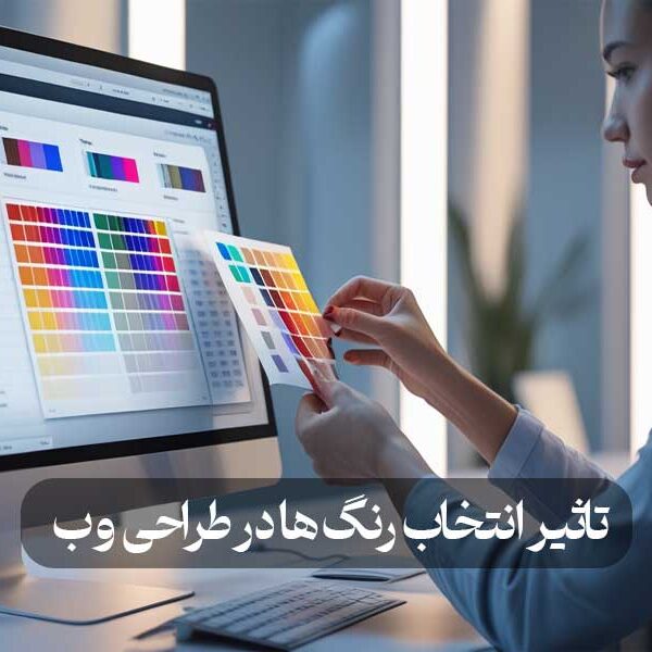 تاثیر انتخاب رنگ ها در طراحی وب