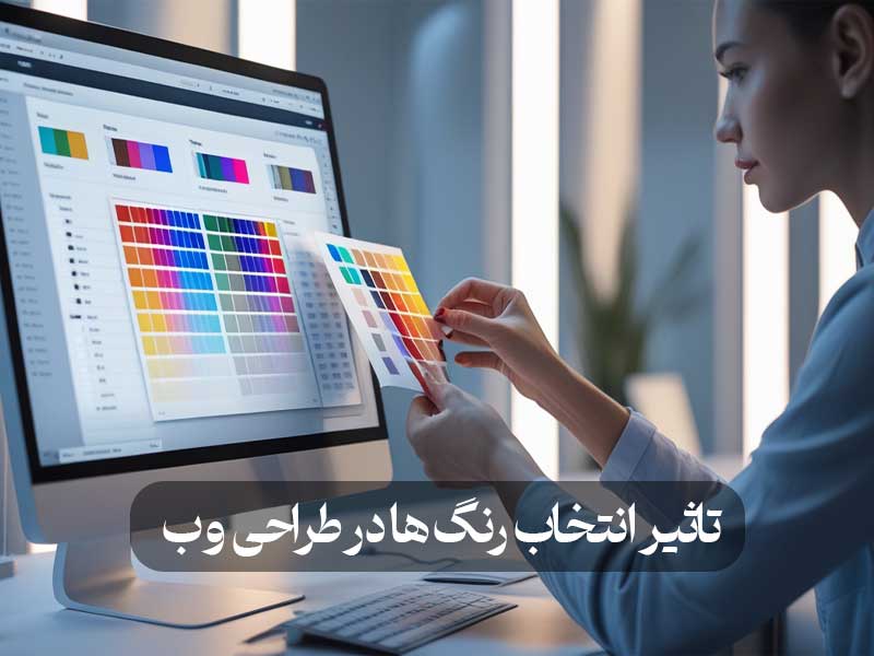تاثیر انتخاب رنگ ها در طراحی وب
