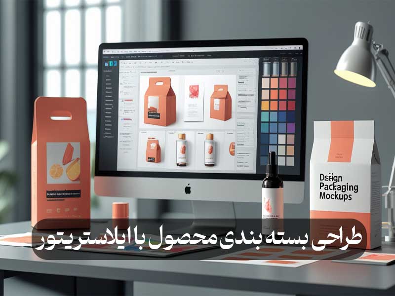 طراحی بسته بندی محصول با ایلاستریتور