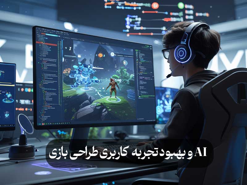 AI و بهبود تجربه کاربری طراحی بازی‌