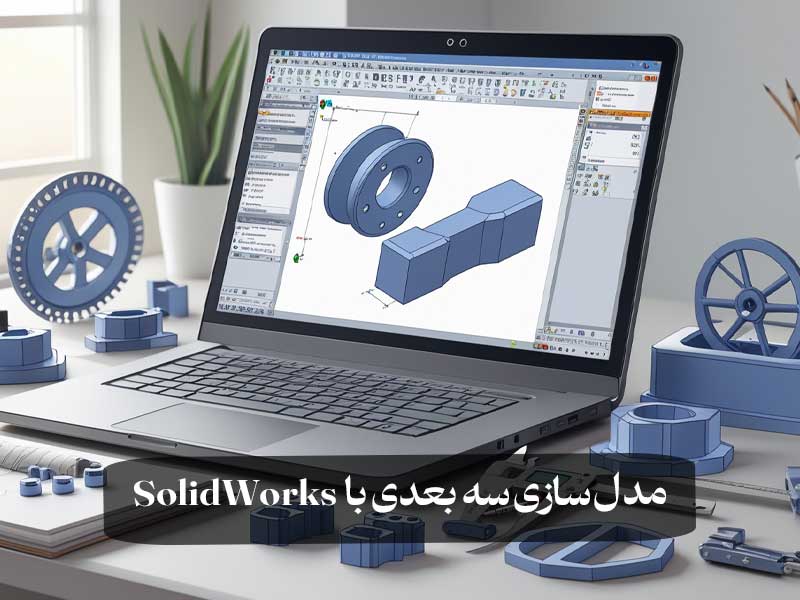 مدل‌سازی سه‌ بعدی با SolidWorks