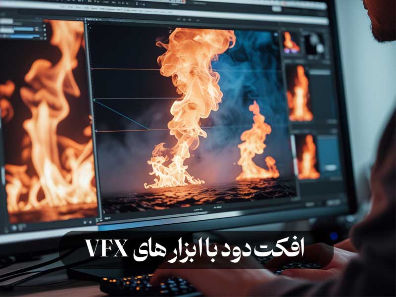 افکت دود با ابزار های VFX