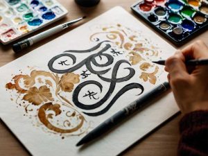 آموزش خطاطی دیجیتال در میکس مدیا