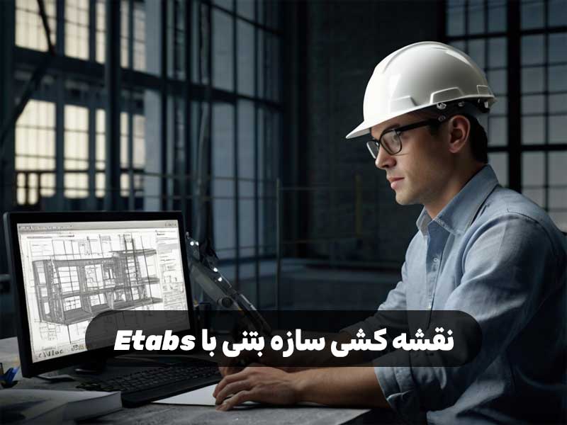 نقشه کشی سازه بتنی با Etabs