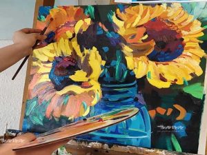 آموزش نقاشی لایه‌ لایه در میکس مدیا