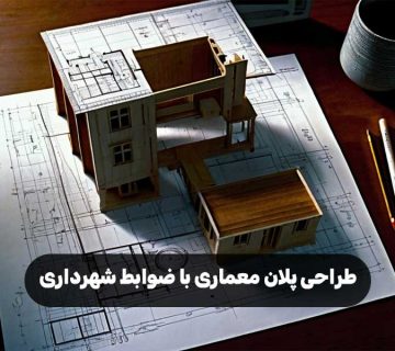طراحی پلان معماری با ضوابط شهرداری