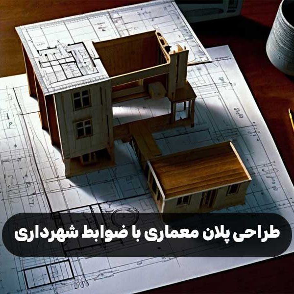 طراحی پلان معماری با ضوابط شهرداری