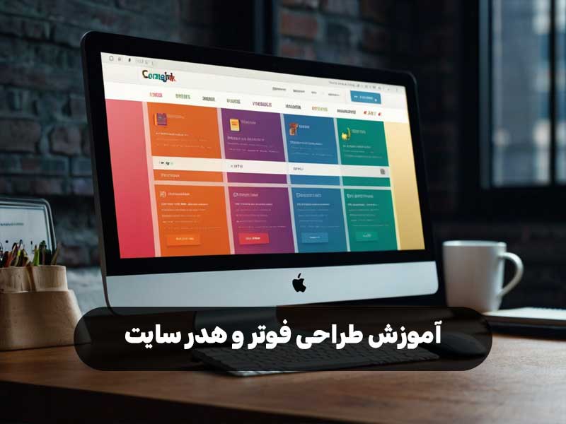 آموزش طراحی فوتر و هدر سایت