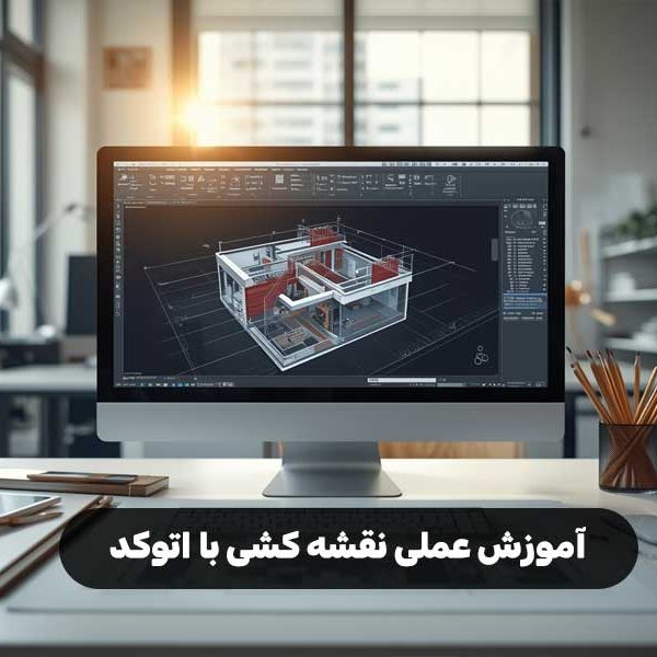 تمرین عملی نقشه کشی با نرم افزار اتوکد