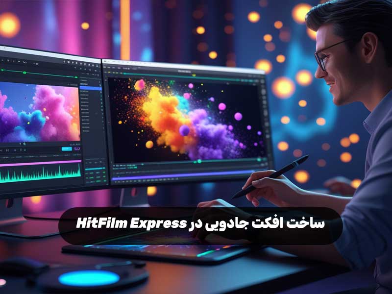 ساخت افکت جادویی در HitFilm Express