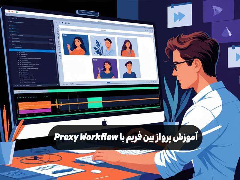 آموزش پرواز بین فریم با Proxy Workflow