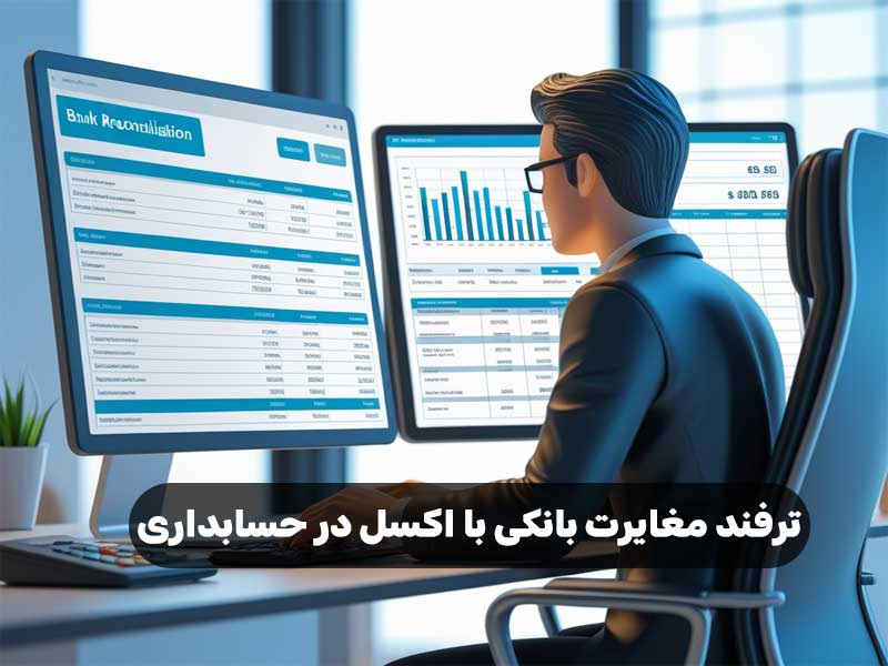 ترفند مغایرت بانکی با اکسل در حسابداری