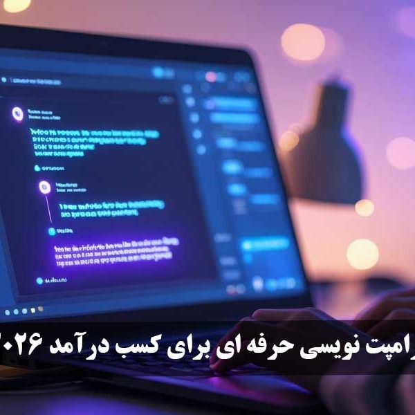 پرامپت‌ نویسی حرفه‌ ای برای کسب درآمد 2026