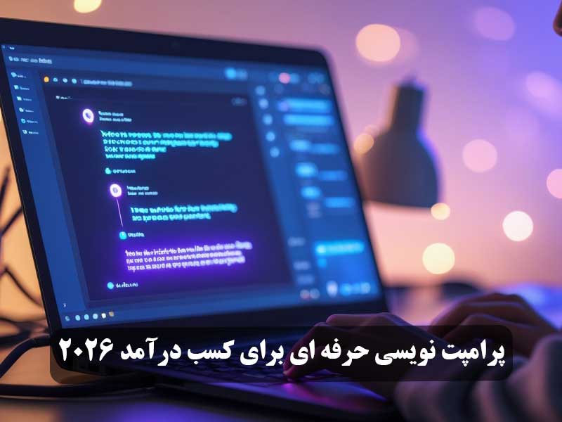پرامپت‌ نویسی حرفه‌ ای برای کسب درآمد 2026